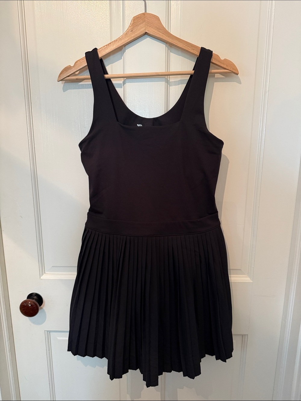 all in motion Black Pleated Tank Mini Skort Dress